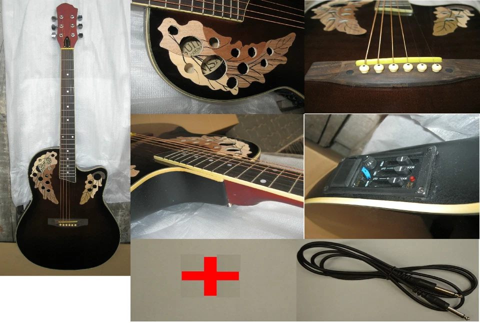 Roundback-Gitarre RB-MSA, verschiedene Modelle, mit Anschlußkabel!n - Bild 2 von 3