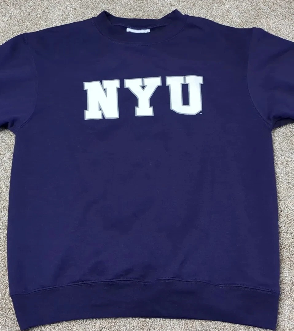 New York University New York Sweatshirt Vintage NYU Sweater 