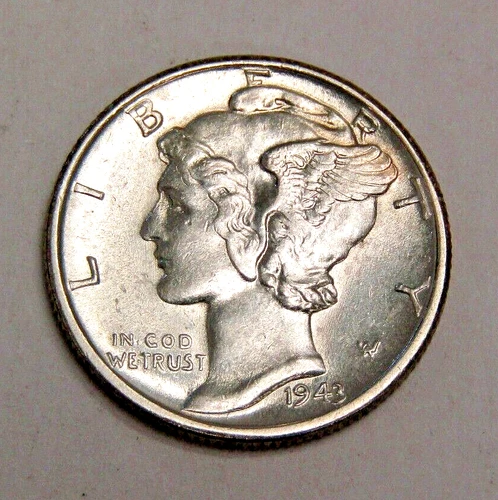 1943 D Mercury Dime -*BU Uncirculated*-