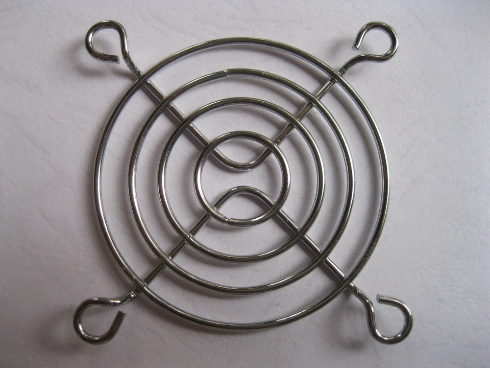 8 pcs DC Fan Grill Protector Silver Metal Finger Guard Used for 60x60mm Fan 6cm - Image 3 of 3