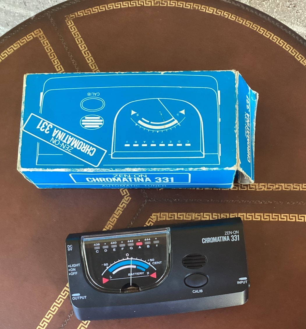 VINTAGE ZEN-ON CHROMATINA 331 QUARTZ CHROMATIC TUNER MADE IN JAPAN