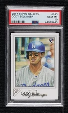 2017 Topps Gallery Cody Bellinger #143 PSA 10 GEM MT Rookie RC