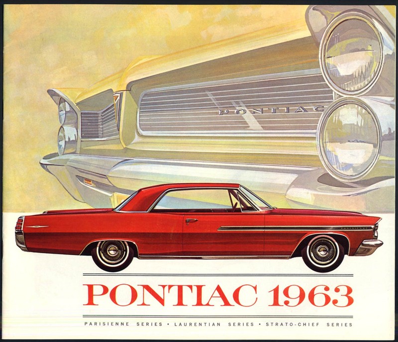 1963 Pontiac CANADA brochure Parisienne Laurentian Strato-Chief
