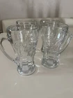 Vintage Libbey  Coca Cola Glass Mugs with handle glasses 16 Ounce Set Of 4