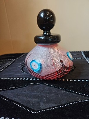 Franco Moretti Vetreria Artistica Millefiore perfume bottle and stopper