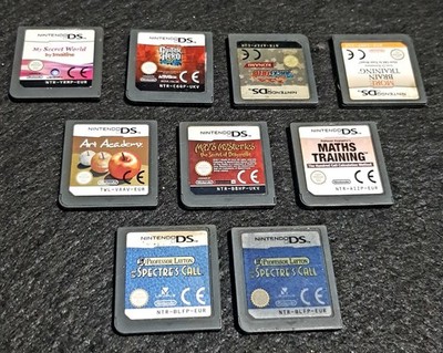 Nintendo DS Spiele sortiert Konvolut 9x Spiele nur Cartridge PAL UK/EU Restposten