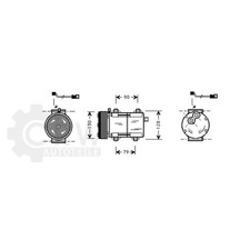 Kompressor Klimaanlage für Ford Transit Kasten 2.0 TDCi Bj.02-06