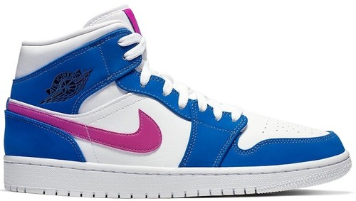 Jordan Air Jordan 1 Mid 'Hyper Royal' Men's Athletic Sneakers