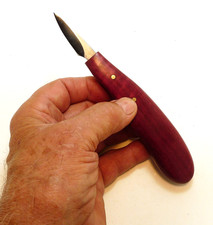 Davis Bros. Collectible Handmade Custom #17M Woodcarving Roughing / Detail Knife