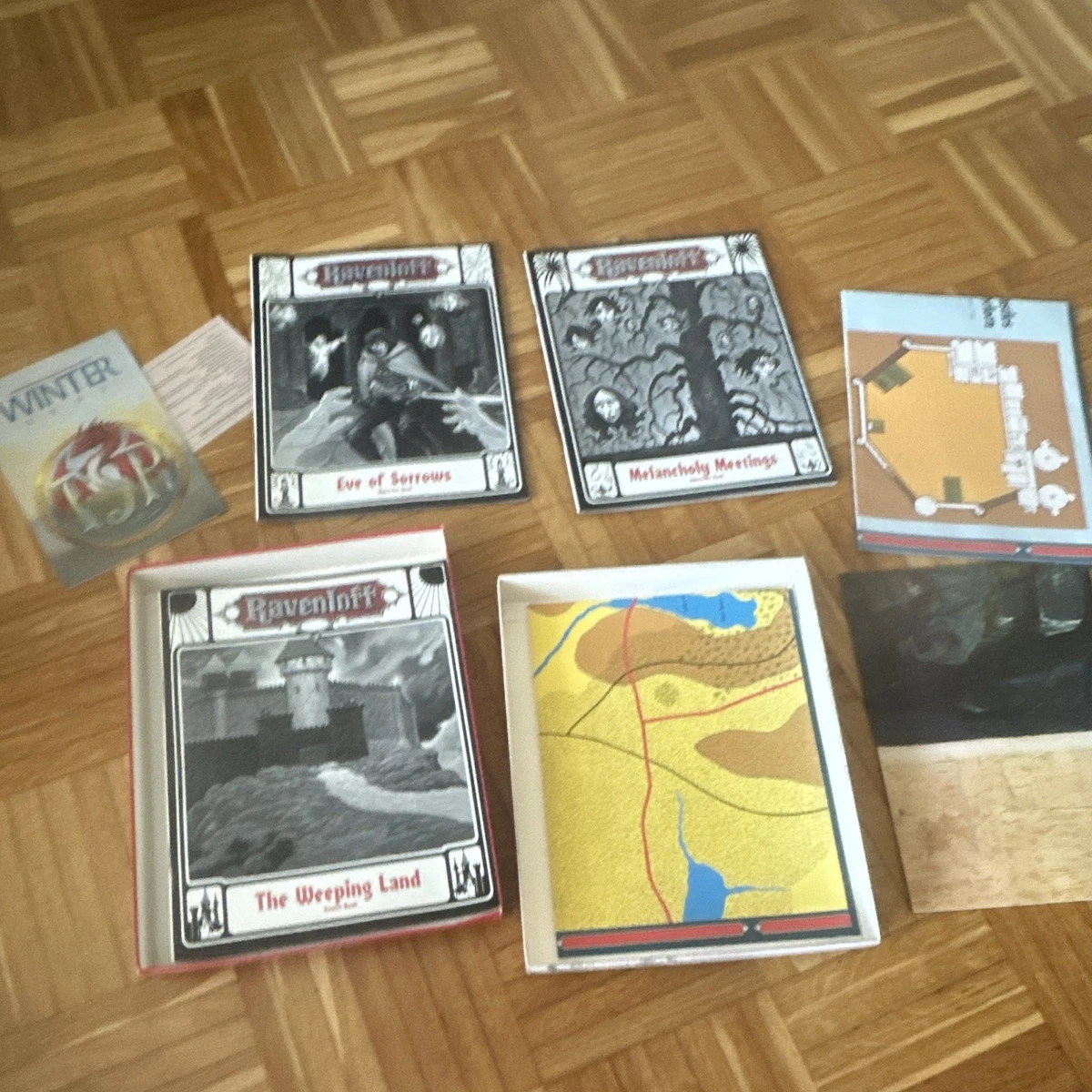 AD&D Castles Forlorn. Dungeons & Dragons Ravenloft Box Set.