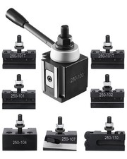 VEVOR Schnellwechsel-Stahlhalter, 8-teilig, Drehwerkzeughalter für 6-12 Mini-Dre