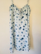 NWT Wild Fable Women's Dress White With Blue Flowers Size Small