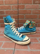 Vintage 1986 Blue Spuds Mackenzie High Top Fold Over Shoes 9.5