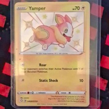 Pokemon TCG Yamper SV039/SV122 Shining Fates Shiny Vault Holo Rare ENG 2021