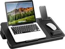 Extra Large Adjustable Lap Desk   Fits Laptops up to 17.3  , Adjustable Cushion,