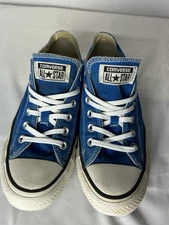 Converse Youth Chuck Taylor All Stars Blue Low Top Canvas Shoes Size 3