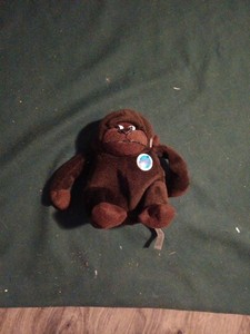 1997 Planet Hollywood George Baby Gorilla 4.5” Plush Bean Bag Stuffed Monkey Ape