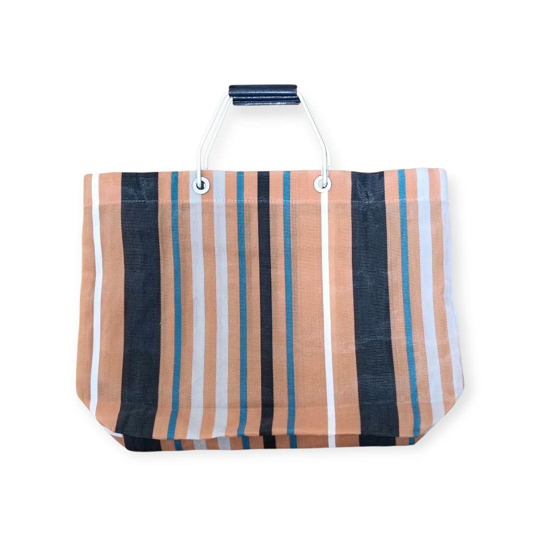 Vintage Marni Market Tote Bag Nylon Mesh Basket Limited Edition