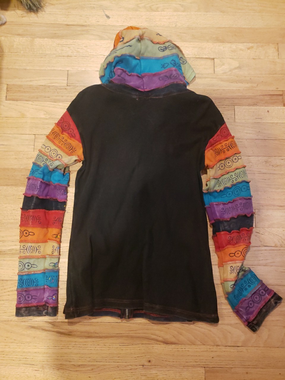 Rising Tide Jacket Embroidered Patchwork Nepal Hi… - image 8