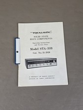 Realistic Solid State STA-35B Operating Instr...