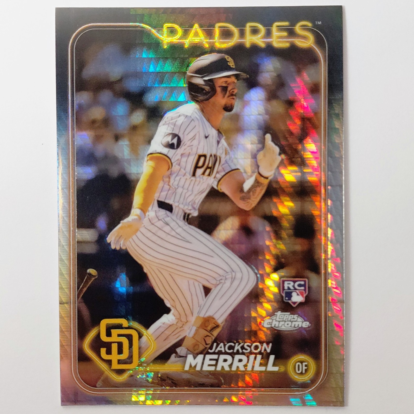 2024 Topps Chrome - Jackson Merrill #207 Prism Refractor (RC)