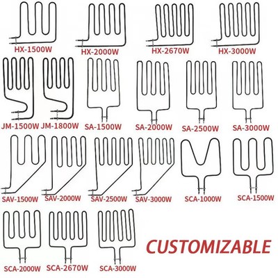 Stainless Steel SUS304 220V Tubular Electric Heating Element Oven Furnace Tools