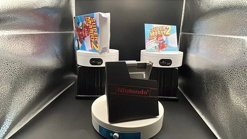 Super Mario Bros. 2 (NES), Used, Cleaned, Works, Repro Box & Manual, Orig Game