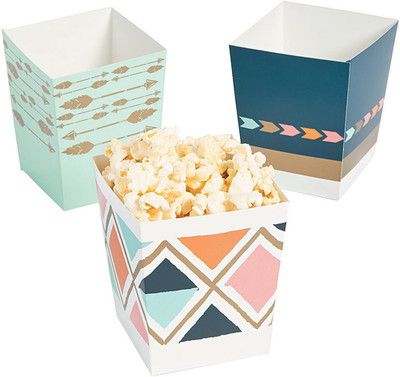 TRIBAL BABY POPCORN BOXES (24PC) - Party Supplies - 24 Pieces