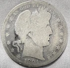 1894-United States 1/2 Dollar "Barber Half Dollar" 11.6gr KM# 116 Best seller