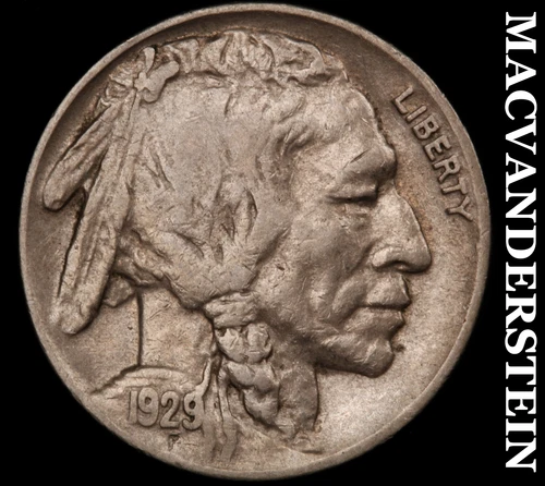 1929-S Buffalo Nickel- Extra Fine- Scarce Better Date No Reserve #J3898