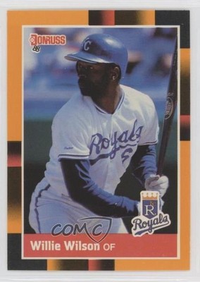 1988 Donruss Baseball's Best Box Set Willie Wilson #263 1m8