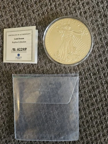 1933 Gold Double Eagle proof Coin--70mm