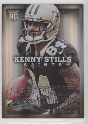 2013 Panini Absolute Spectrum Silver 78/99 Kenny Stills #151 Rookie RC 2x3