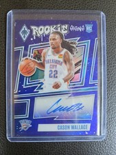 Cason Wallace 2023-24 Panini Phoenix Rookie Signs Auto Blue /25 RC #RS-CWL