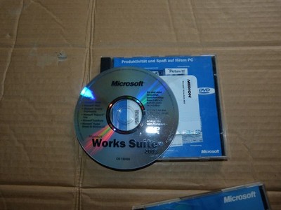 Microsoft Works Suite 2003 / Windows DVD Deutsch mit Product Key