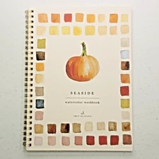 Seaside Watercolor Workbook – Step-by-Step Autumn Painting Guide (New)