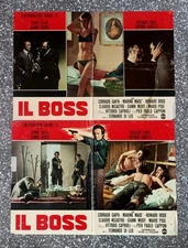 Lotto di N.2 Fotobuste - IL BOSS Fernando Di Leo - Lobbycard Foto di scena