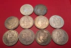Lot of 10 Different Morgan Silver Dollars 1878-1921 VF-XF 260431
