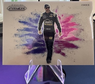 2023 Panini Prizm Racing Jimmie Johnson CB1 SSP Color Blast Style Insert NASCAR