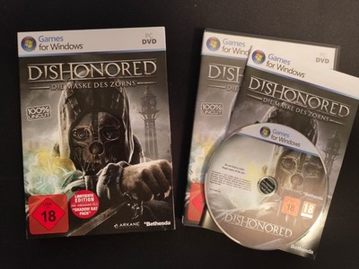 DISHONORED - Die Maske des Zorns ( PC, 2012) inkl. Pappcover - inkl. Anleitung