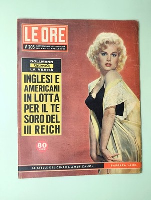 Le Ore 13 April 1957 Barbara Lang-Fernandel-Gaza-Elsa Martinelli-Romy Schneider