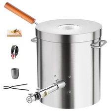 Propane Melting Furnace Kit 8KG/18lbs with Crucible Tongs Metal Smelting