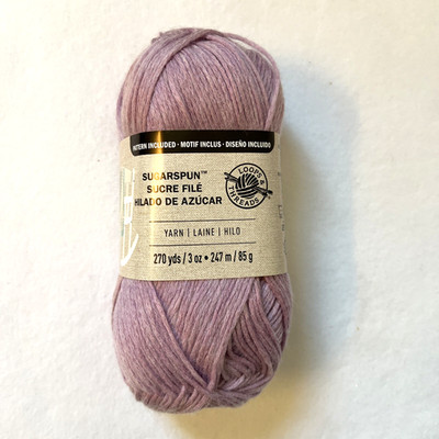 1 Skein Loops & Threads Sugarspun Yarn Color Gumdrop 3oz knit crochet craft