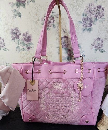 Juicy Couture Juicy Tale Daydreamer Tote In Cherry Blossom NWT Viral Limited