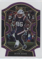 2020 Panini Select Concourse Purple Prizm Die-Cut Devin Asiasi #100 04hz