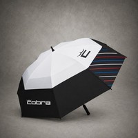 Cobra Double Canopy Golf Umbrella | Auto Opening | White/Black | 68