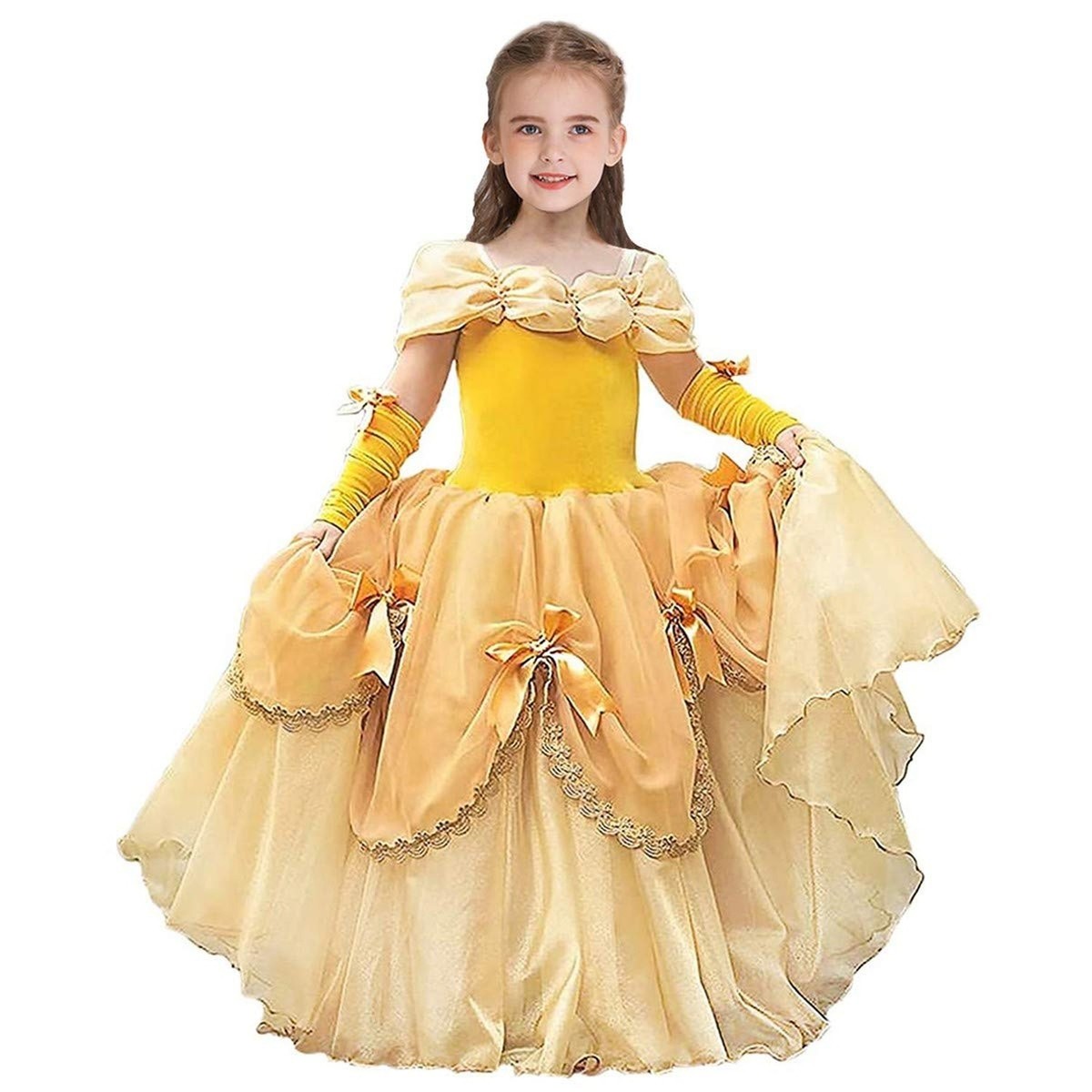 halloween birthday dress Colorful Light Up Princess Dress Set for Girls Halloween Party Birthday & Dress Up, 5-6Y