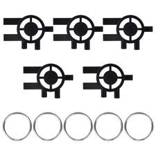 5pcs 3-in-1 Paper Towel Dispenser Key for Cintas Sanis, Toilet Black