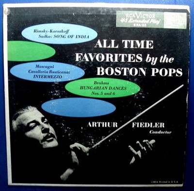 ARTHUR FIEDLER & THE BOSTON POPS - ALL TIME FAVORITES (RCA VICTOR ERA-20) 1952