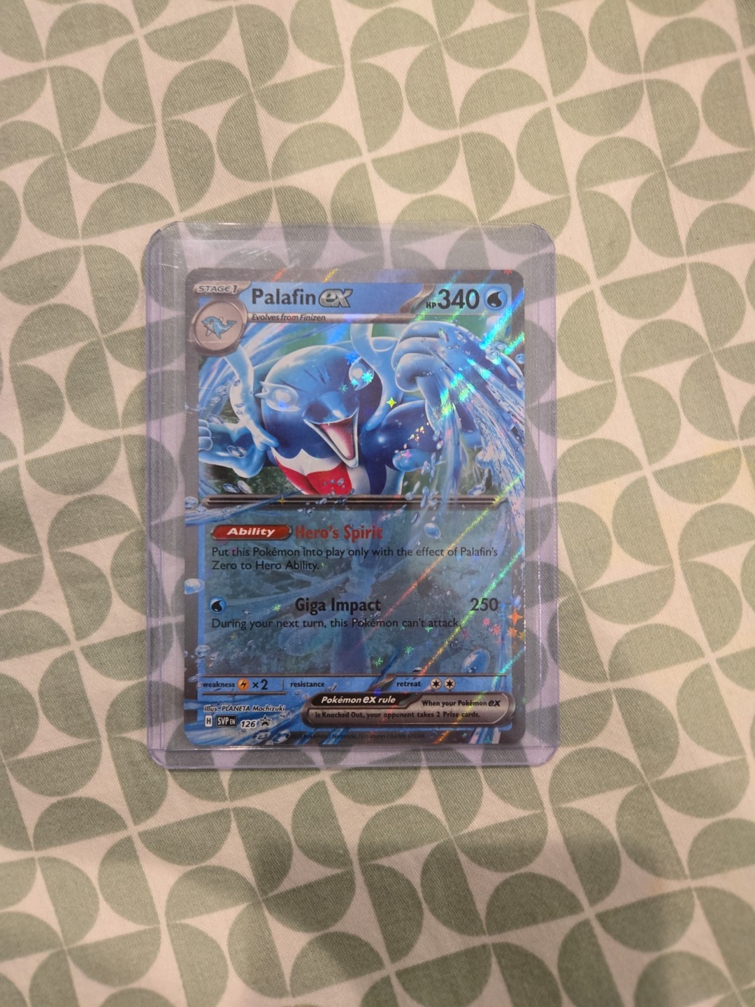 Pokemon - Palafin ex - SVP 126 - Scarlet & Violet - Black Star Promo - NM/M